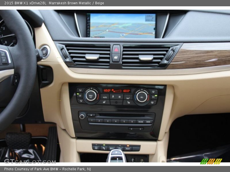 Marrakesh Brown Metallic / Beige 2015 BMW X1 xDrive28i