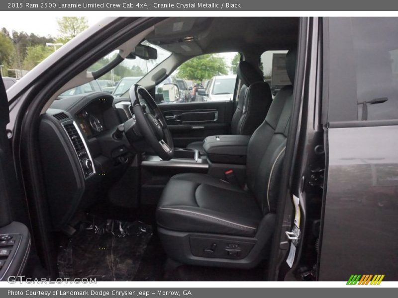 Granite Crystal Metallic / Black 2015 Ram 2500 Laramie Limited Crew Cab 4x4