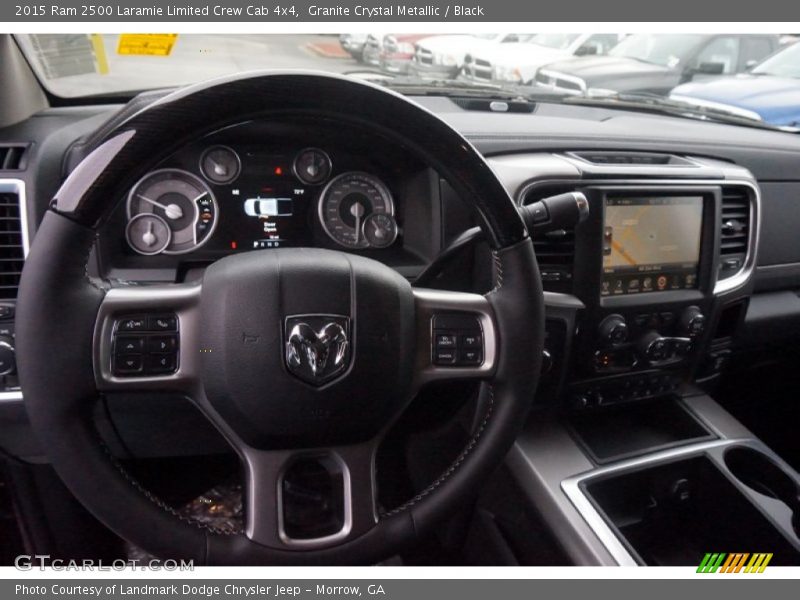 Granite Crystal Metallic / Black 2015 Ram 2500 Laramie Limited Crew Cab 4x4