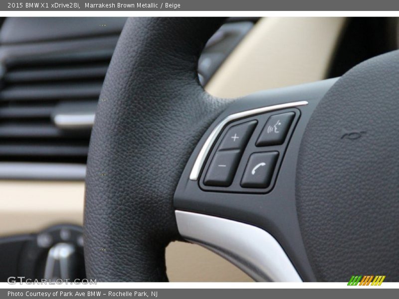 Controls of 2015 X1 xDrive28i