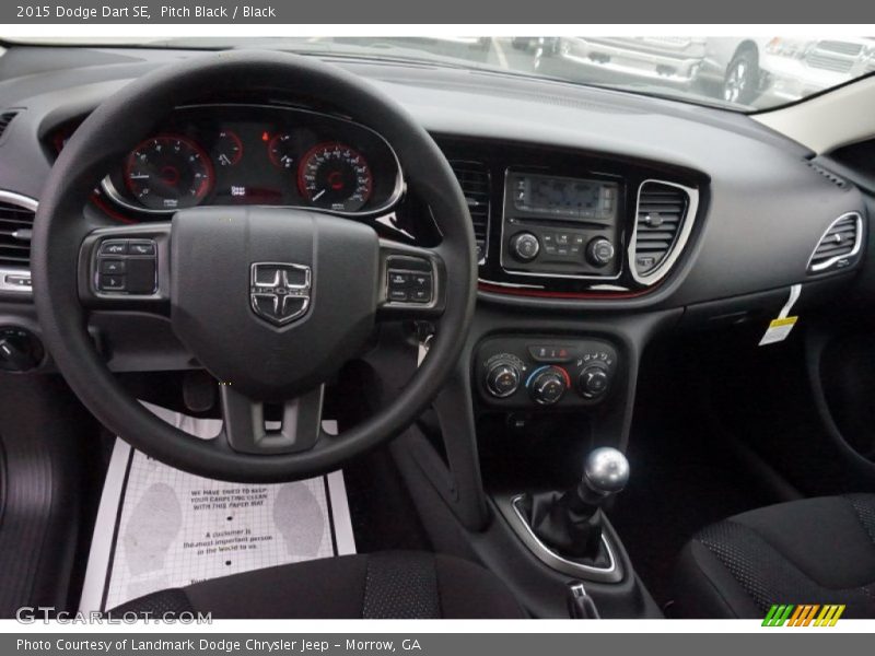 Pitch Black / Black 2015 Dodge Dart SE