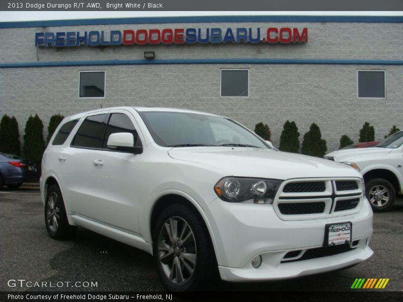 Bright White / Black 2013 Dodge Durango R/T AWD