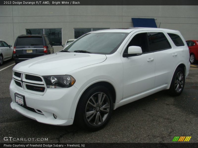 Bright White / Black 2013 Dodge Durango R/T AWD