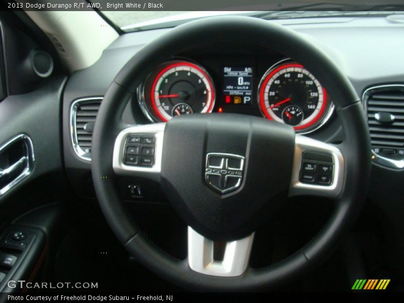 Bright White / Black 2013 Dodge Durango R/T AWD