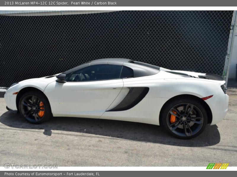  2013 MP4-12C 12C Spider Pearl White