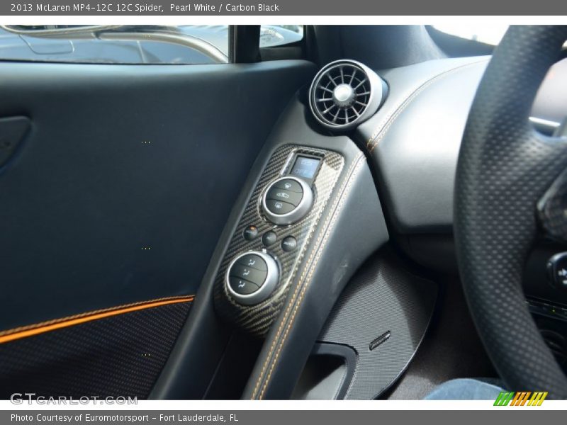 Pearl White / Carbon Black 2013 McLaren MP4-12C 12C Spider