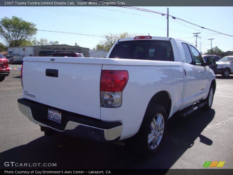 Super White / Graphite Gray 2007 Toyota Tundra Limited Double Cab