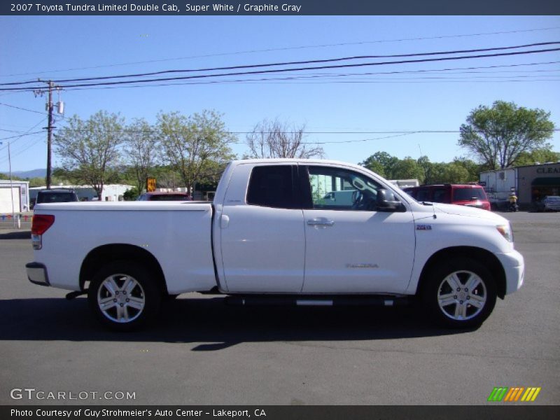 Super White / Graphite Gray 2007 Toyota Tundra Limited Double Cab