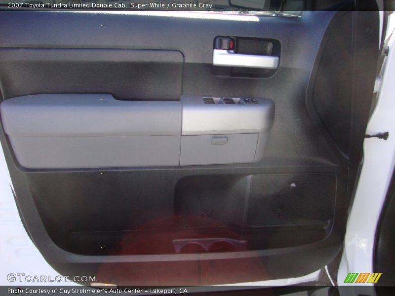 Super White / Graphite Gray 2007 Toyota Tundra Limited Double Cab