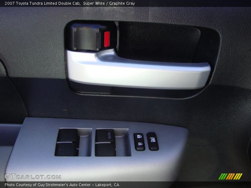 Super White / Graphite Gray 2007 Toyota Tundra Limited Double Cab