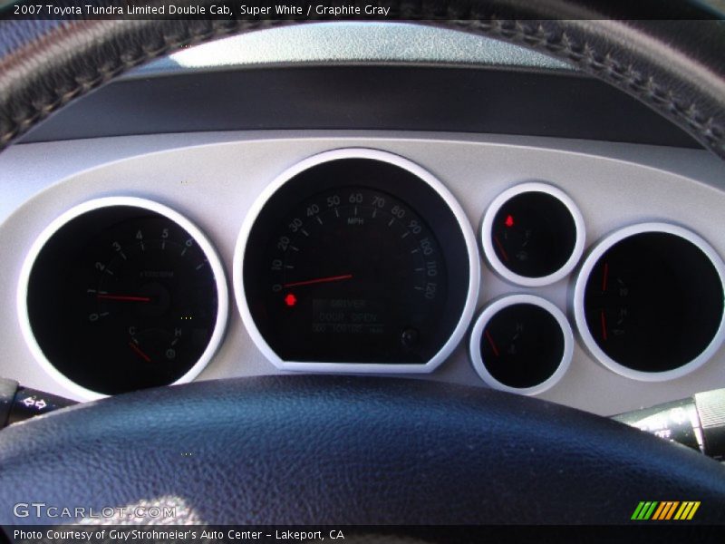 Super White / Graphite Gray 2007 Toyota Tundra Limited Double Cab
