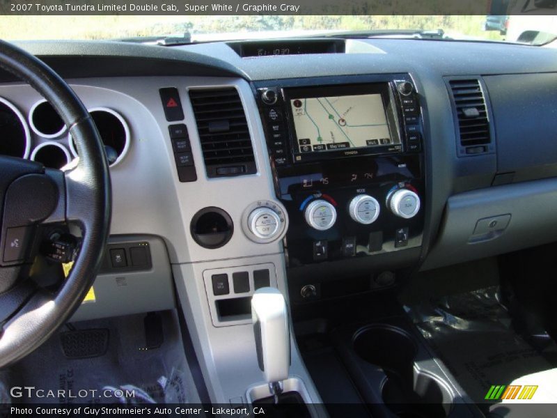 Super White / Graphite Gray 2007 Toyota Tundra Limited Double Cab