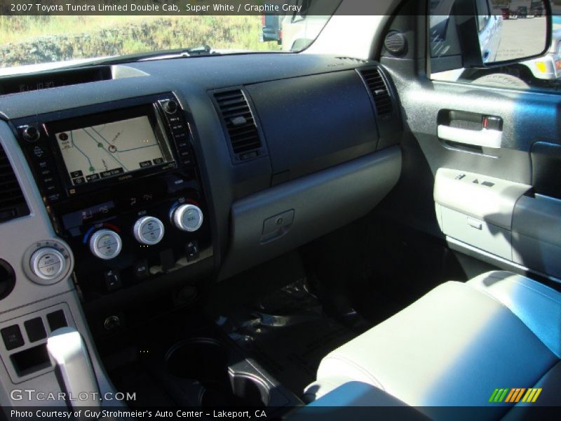 Super White / Graphite Gray 2007 Toyota Tundra Limited Double Cab