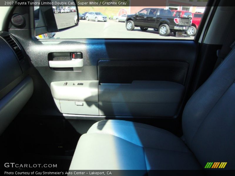 Super White / Graphite Gray 2007 Toyota Tundra Limited Double Cab