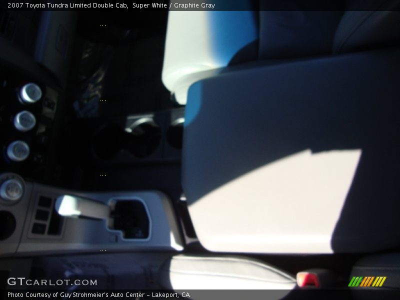 Super White / Graphite Gray 2007 Toyota Tundra Limited Double Cab