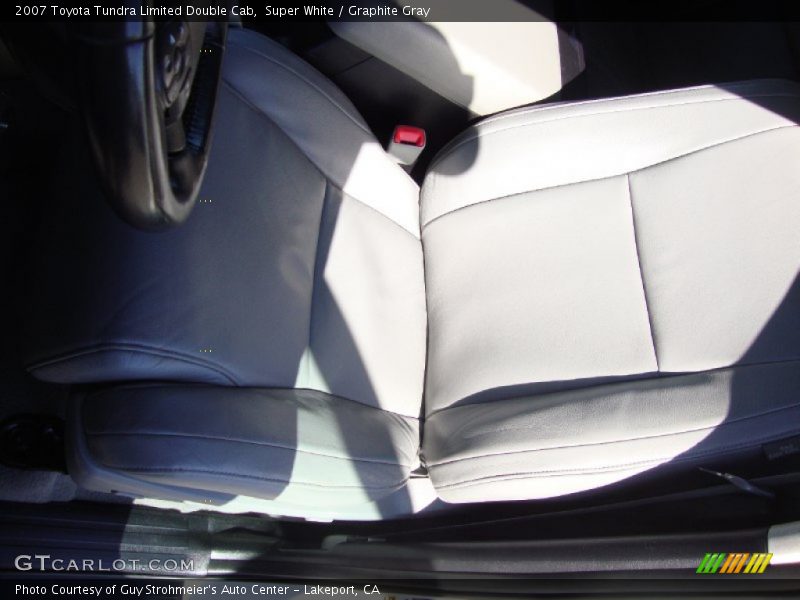 Super White / Graphite Gray 2007 Toyota Tundra Limited Double Cab