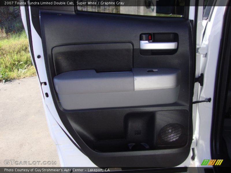 Super White / Graphite Gray 2007 Toyota Tundra Limited Double Cab