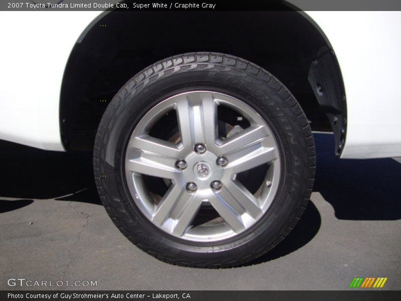 Super White / Graphite Gray 2007 Toyota Tundra Limited Double Cab