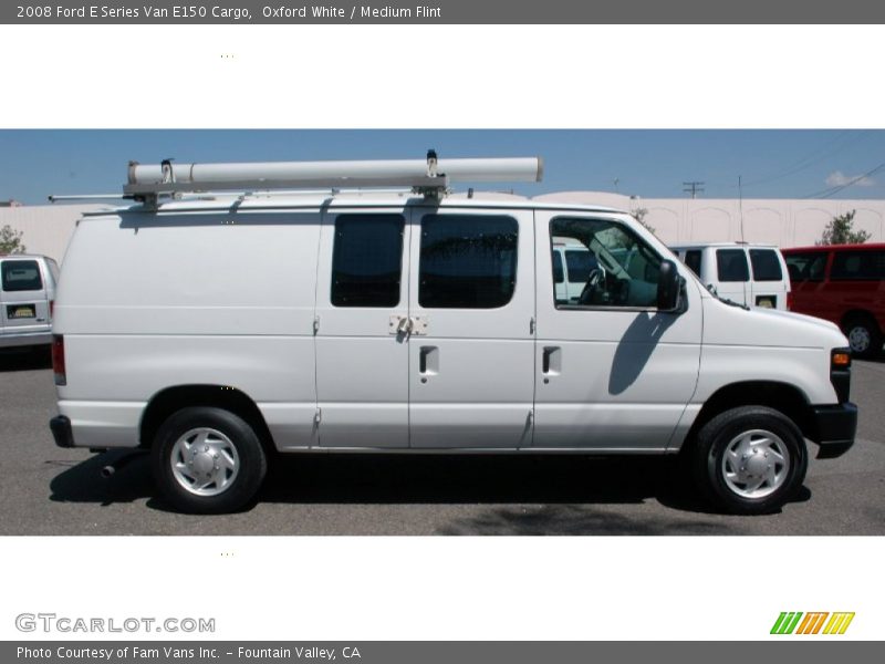 Oxford White / Medium Flint 2008 Ford E Series Van E150 Cargo