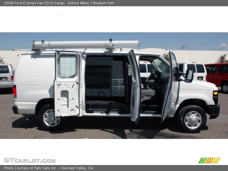 Oxford White / Medium Flint 2008 Ford E Series Van E150 Cargo
