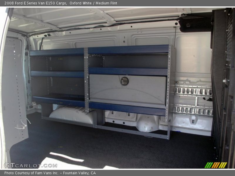 Oxford White / Medium Flint 2008 Ford E Series Van E150 Cargo