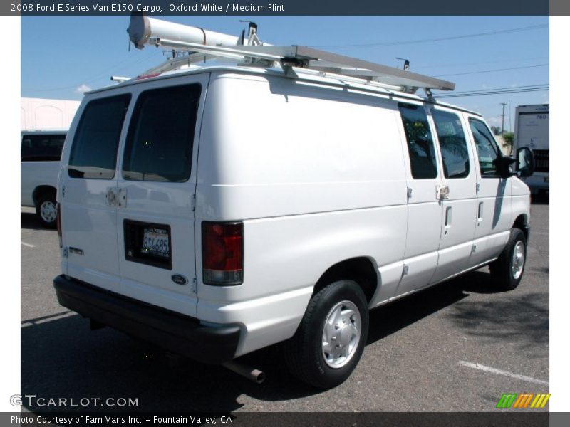 Oxford White / Medium Flint 2008 Ford E Series Van E150 Cargo