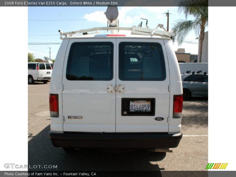 Oxford White / Medium Flint 2008 Ford E Series Van E150 Cargo