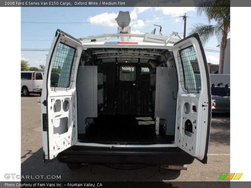 Oxford White / Medium Flint 2008 Ford E Series Van E150 Cargo
