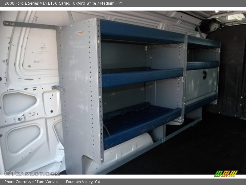 Oxford White / Medium Flint 2008 Ford E Series Van E150 Cargo