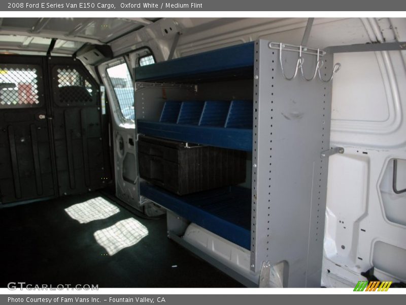 Oxford White / Medium Flint 2008 Ford E Series Van E150 Cargo
