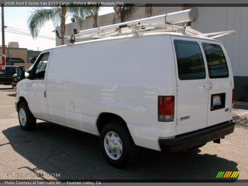 Oxford White / Medium Flint 2008 Ford E Series Van E150 Cargo