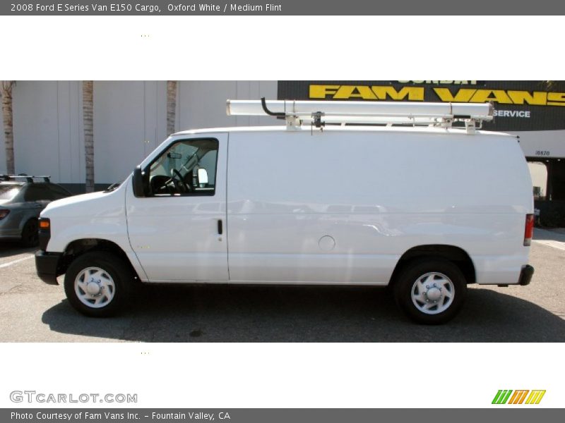 Oxford White / Medium Flint 2008 Ford E Series Van E150 Cargo