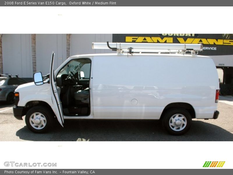 Oxford White / Medium Flint 2008 Ford E Series Van E150 Cargo
