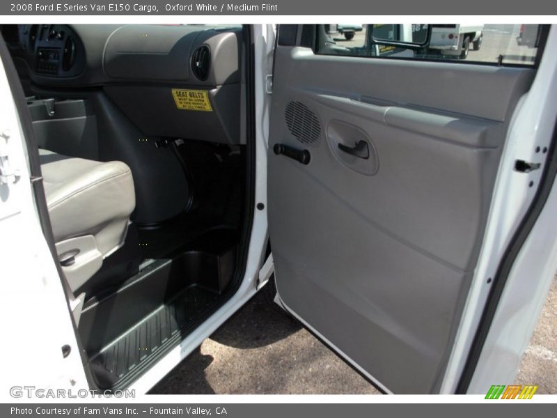 Oxford White / Medium Flint 2008 Ford E Series Van E150 Cargo