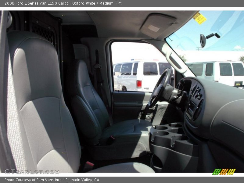 Oxford White / Medium Flint 2008 Ford E Series Van E150 Cargo