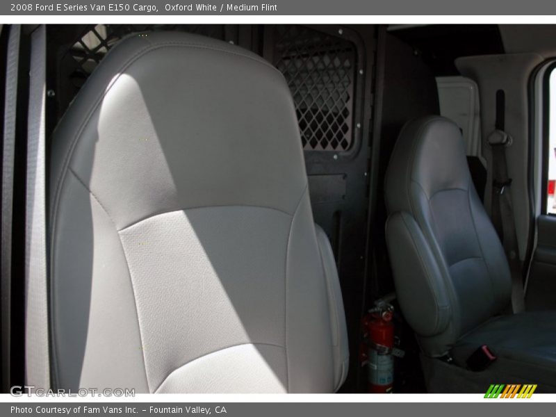 Oxford White / Medium Flint 2008 Ford E Series Van E150 Cargo