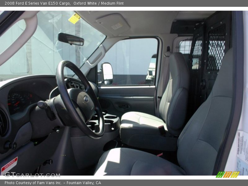 Oxford White / Medium Flint 2008 Ford E Series Van E150 Cargo