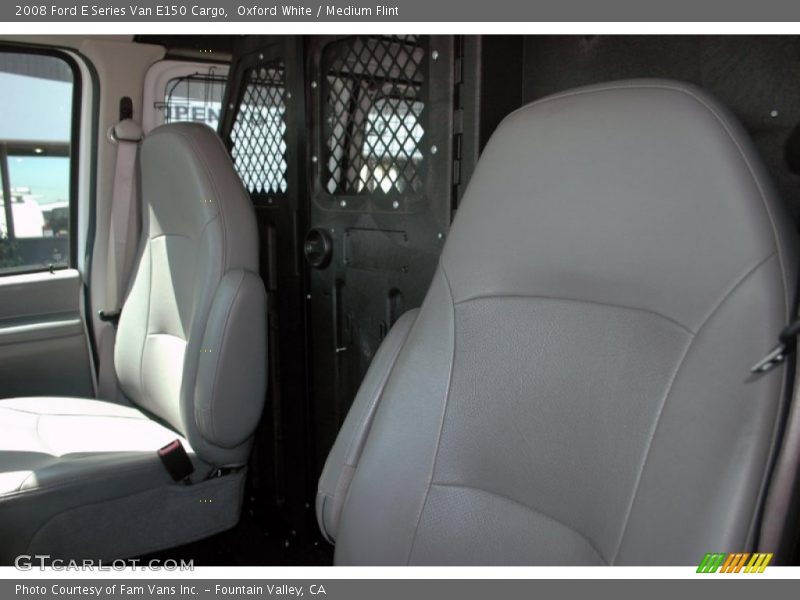 Oxford White / Medium Flint 2008 Ford E Series Van E150 Cargo