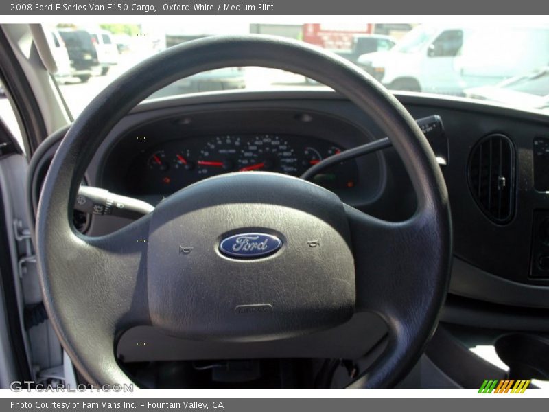Oxford White / Medium Flint 2008 Ford E Series Van E150 Cargo