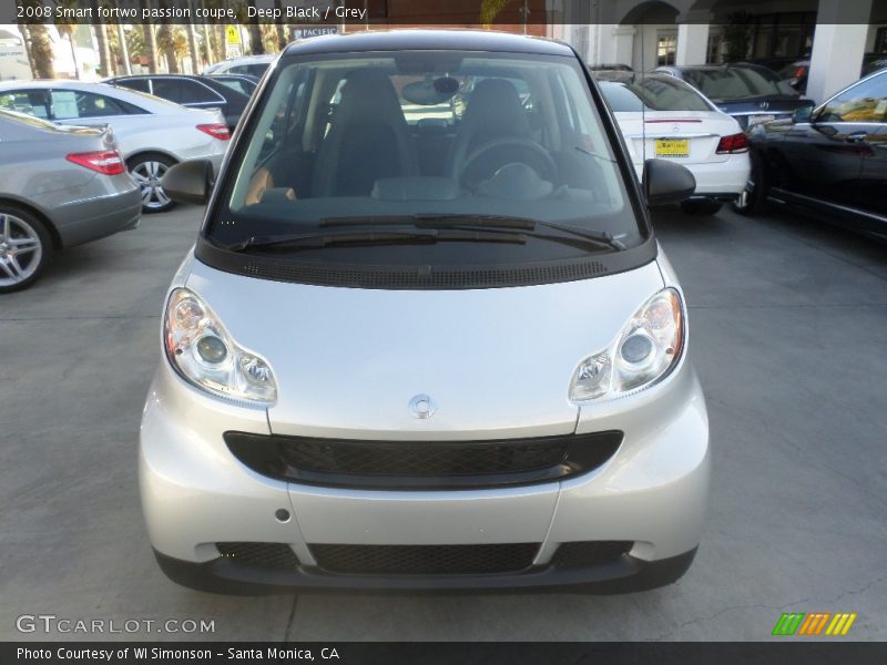 Deep Black / Grey 2008 Smart fortwo passion coupe