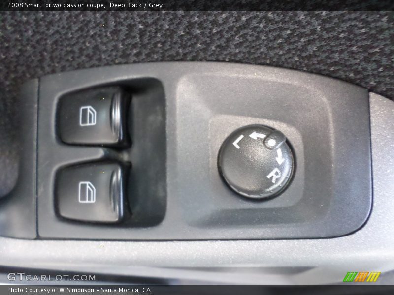 Deep Black / Grey 2008 Smart fortwo passion coupe