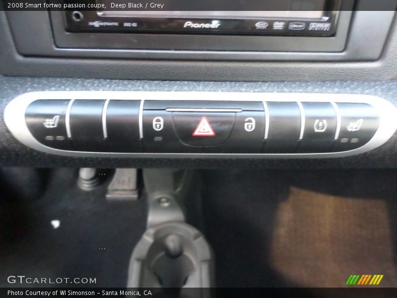 Deep Black / Grey 2008 Smart fortwo passion coupe
