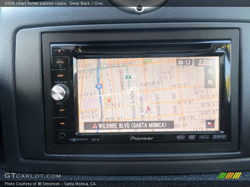 Deep Black / Grey 2008 Smart fortwo passion coupe