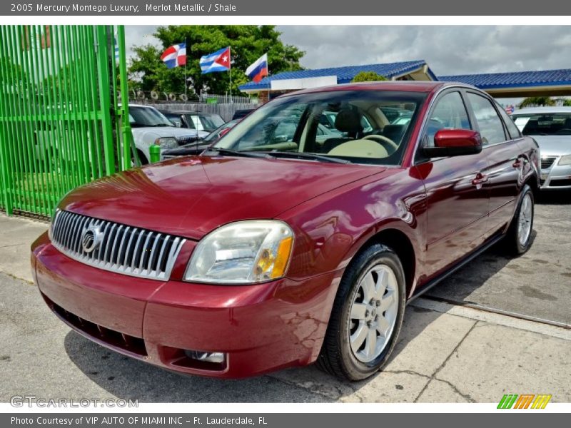 Merlot Metallic / Shale 2005 Mercury Montego Luxury