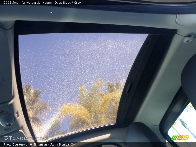 Deep Black / Grey 2008 Smart fortwo passion coupe