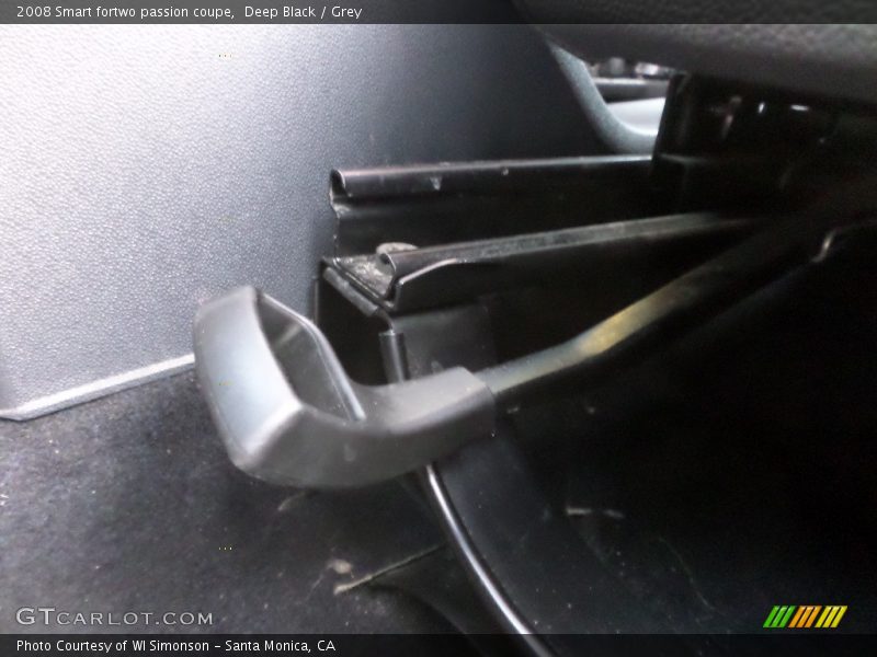 Deep Black / Grey 2008 Smart fortwo passion coupe