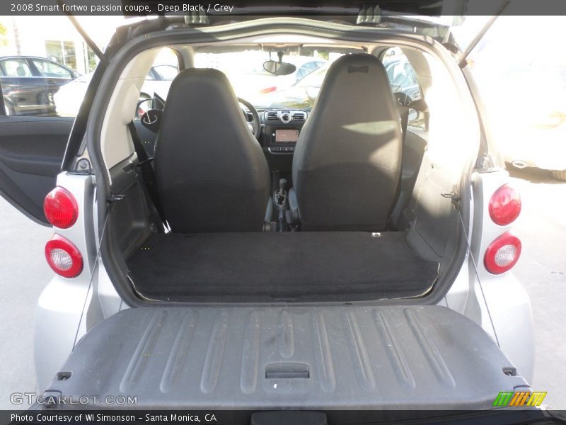 Deep Black / Grey 2008 Smart fortwo passion coupe