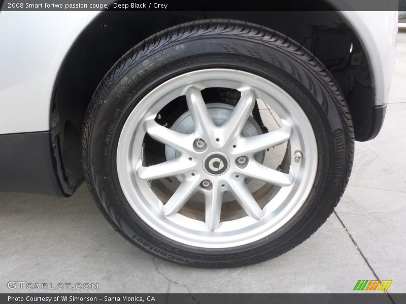 Deep Black / Grey 2008 Smart fortwo passion coupe