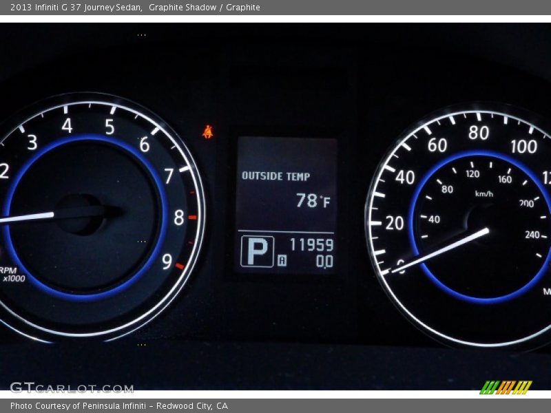Graphite Shadow / Graphite 2013 Infiniti G 37 Journey Sedan