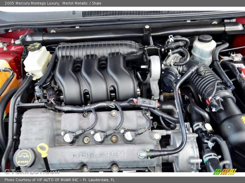 Merlot Metallic / Shale 2005 Mercury Montego Luxury